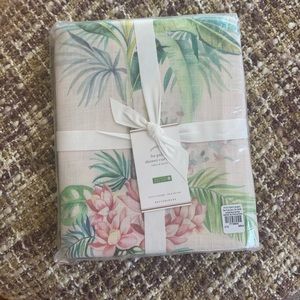 Pottery Barn Lia Palm Shower Curtain